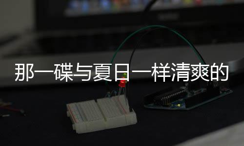 那一一样碟与的小凉拌藕片夏日清爽酸辣菜
